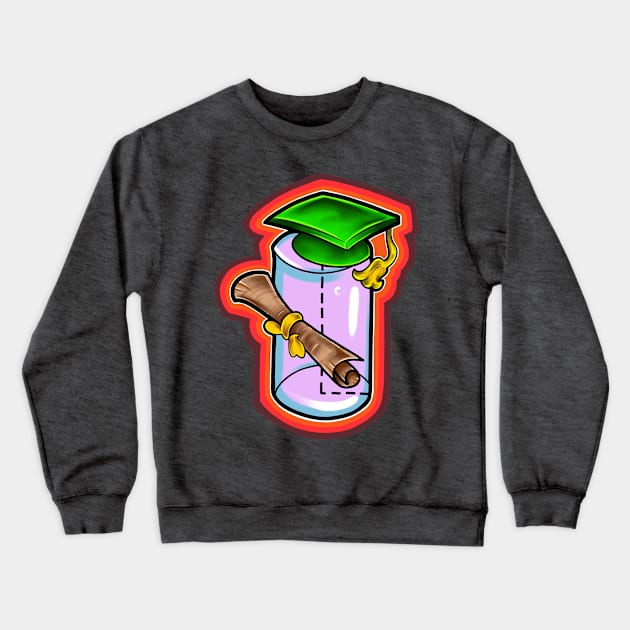 Graduated cylinder Crewneck Sweatshirt by Ryan Zarefoss 